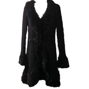 Long Black Cardigan Sweater by Shana K